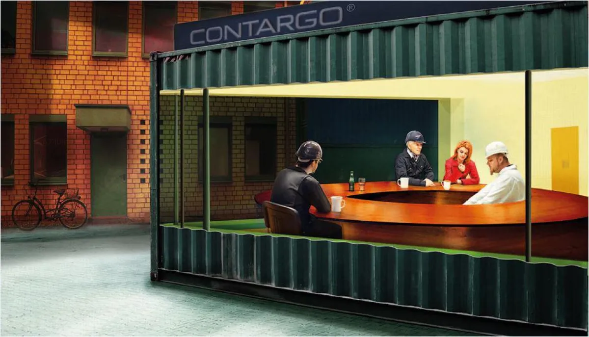 Eine entspannte Nacht für Kunden und Mitarbeiter garantiert der SOE (© Contargo)