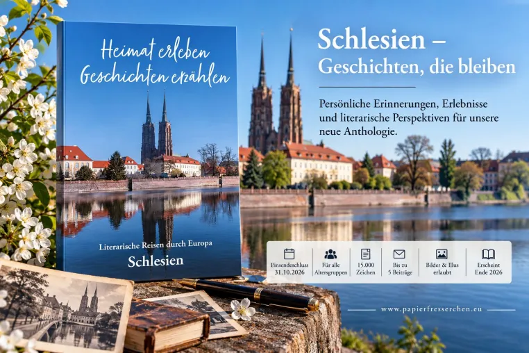 Schlesien in Geschichten bewahren: Schreib mit! Autorinnen und Autoren gesucht Bild: Schlesien in Geschichten bewahren: Schreib mit! Autorinnen und Autoren gesucht