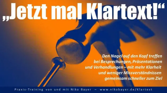 Bild: "Jetzt mal Klartext!" - Schluss mit heißem Brei