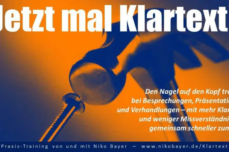Bild: "Jetzt mal Klartext!" - Schluss mit heißem Brei
