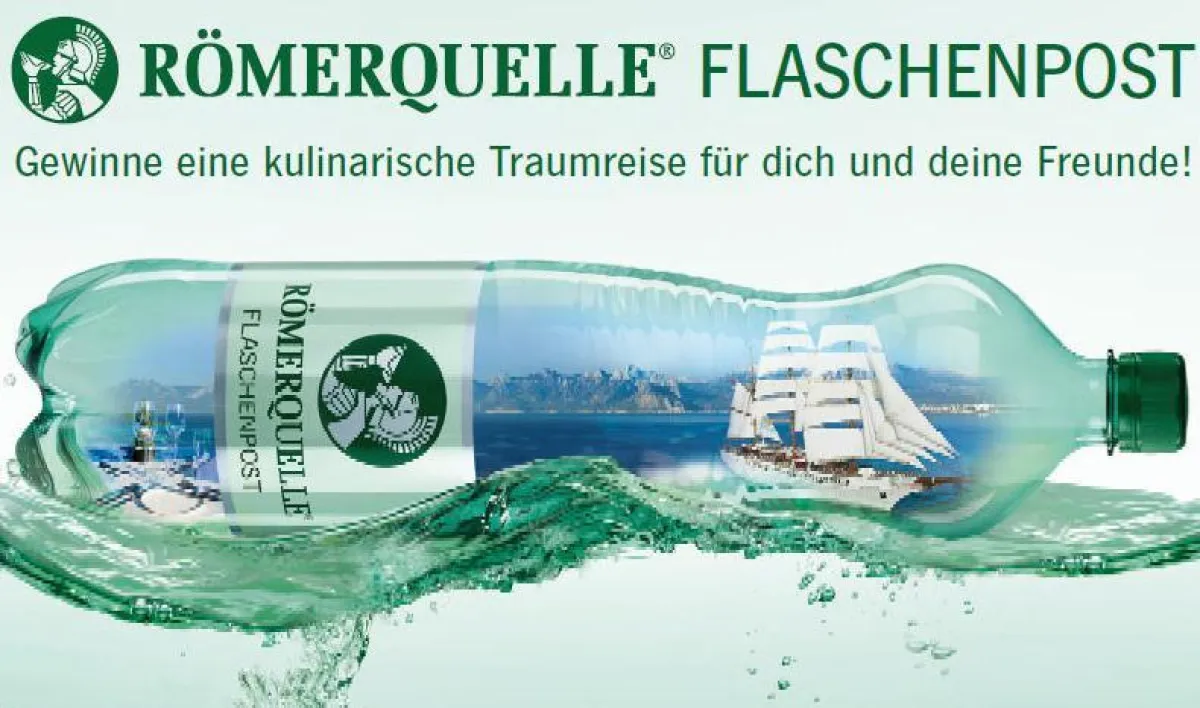 Mit der Flaschenpost gewinnt auch die Umwelt