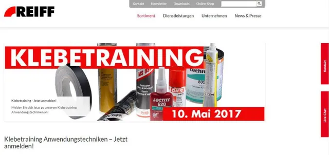 Bild: Große Nachfrage: Klebetechnik-Schulungen von Reiff Technische Produkte