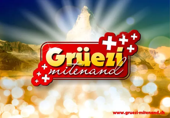 Bild: Start der Dreharbeiten der TV - Sendung "Grüezi mitenand" in Ellmau