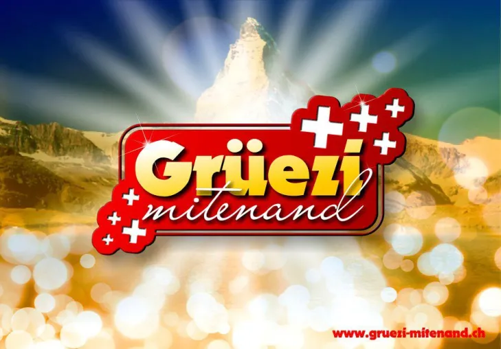 Bild: Start der Dreharbeiten der TV - Sendung "Grüezi mitenand" in Ellmau