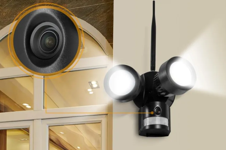 IP-Cam HD Outdoor mit LED Flutlicht TX-83 Bild: IP-Cam HD Outdoor mit LED Flutlicht TX-83