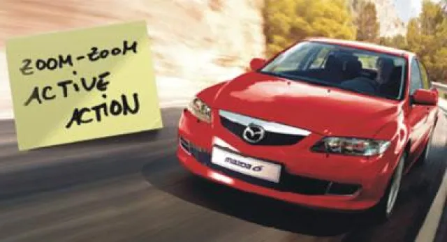 Mazda: Zoom-Zoom Active Action Bild: Mazda: Zoom-Zoom Active Action