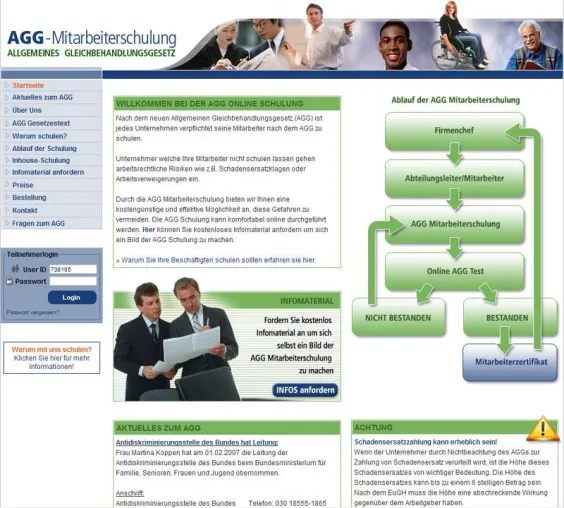 Bild: AGG-Mitarbeiterschulung.de – Noch dieses Jahr buchen und Vorteile sichern