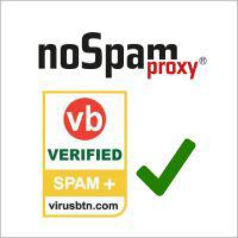 NoSpamProxy erhält Bestnote im renommierten Virus-Bulletin-Test