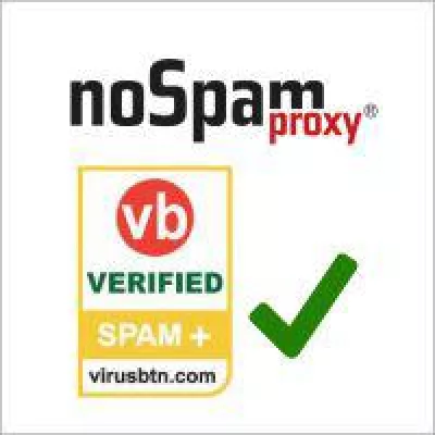 NoSpamProxy zeigt 0% False-Positive-Rate im Virus Bulletin Test Bild: NoSpamProxy zeigt 0% False-Positive-Rate im Virus Bulletin Test