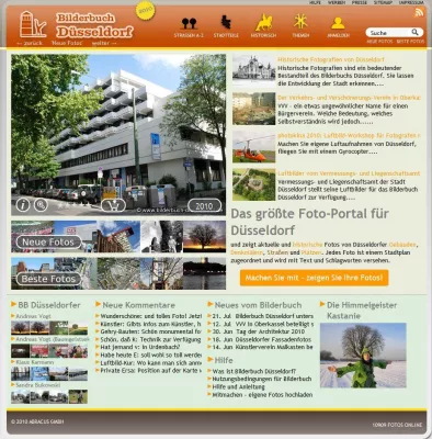 Bild: Bilderbuch-X: neue Plattformsoftware für fotografische Stadtportale