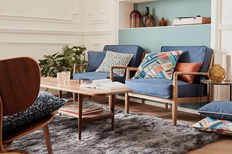 Mélange de motifs – MT Stofferie kreiert ein stylisches Ambiente mit Stoffen im Muster-Mix Bild: Mélange de motifs – MT Stofferie kreiert ein stylisches Ambiente mit Stoffen im Muster-Mix