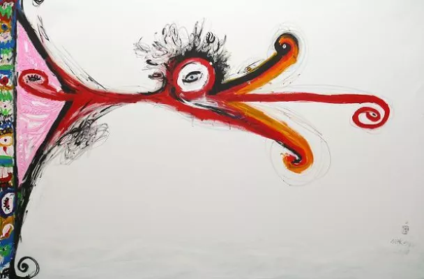 Bild: Benefiz-Auktion: Farbenfrohes Großgemälde von Miroslav Masin