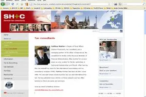Bild: SH+C startet neue Website german-tax-consultants.com