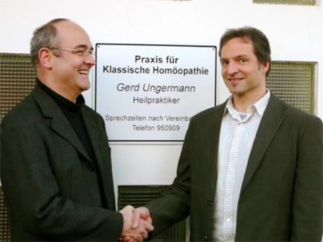 Freuen sich über die neue Zusammenarbeit: Thomas Grage (li.) und Gerd Ungermann
