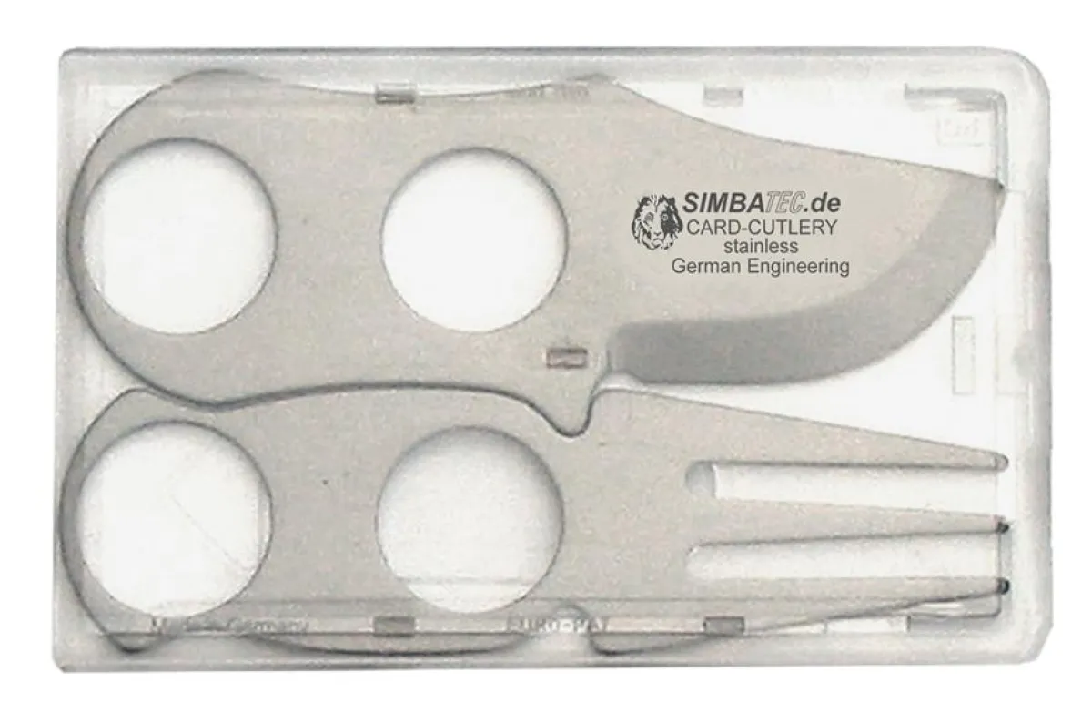 CARD-Cutlkery, das Original aus Stahl.