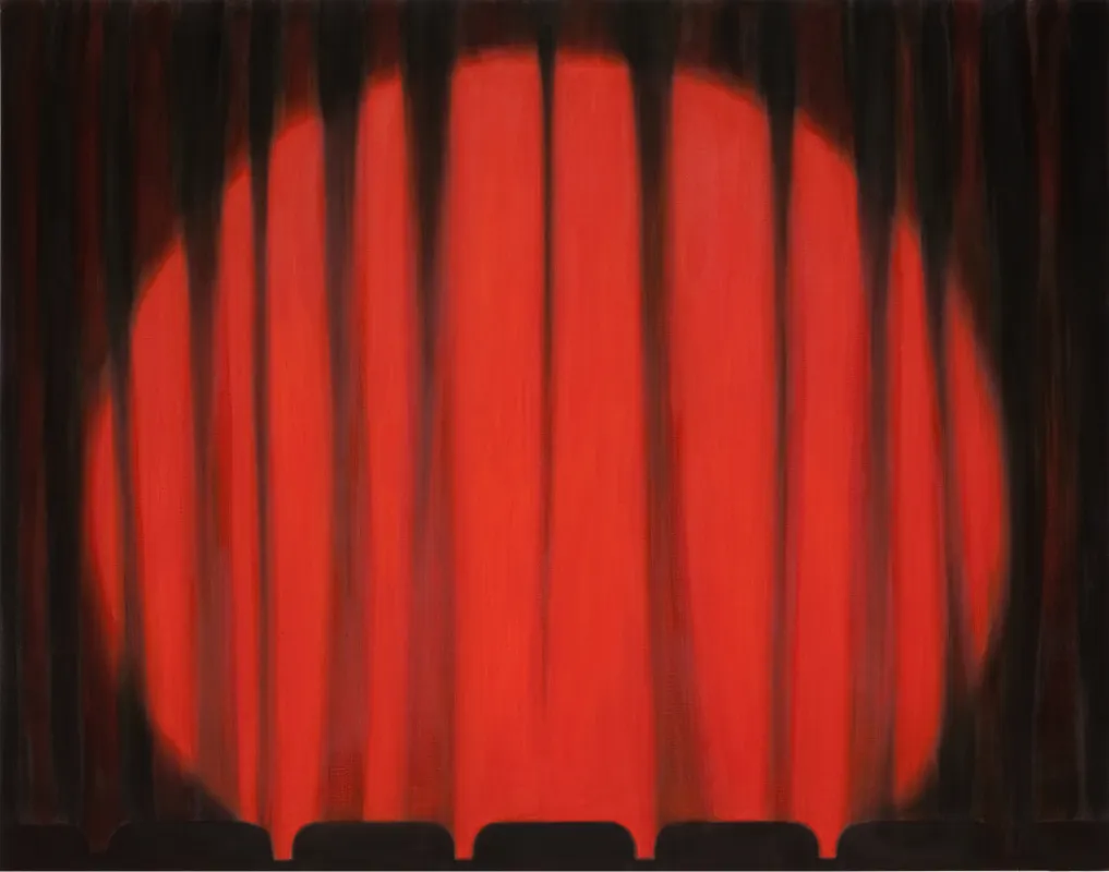 Robert Zandvliet, Abendrot, 2021 Tempera auf Leinen, 213 x 270 cm (© Bernhard Knaus Fine Art + Robert Zandvliet)