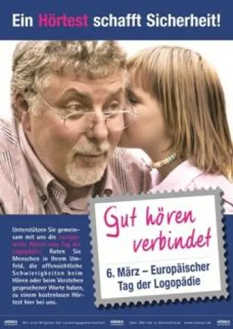 Bild: HÖREX unterstützt Tag der Logopädie am 6. März mit bundesweiter Test-Aktion