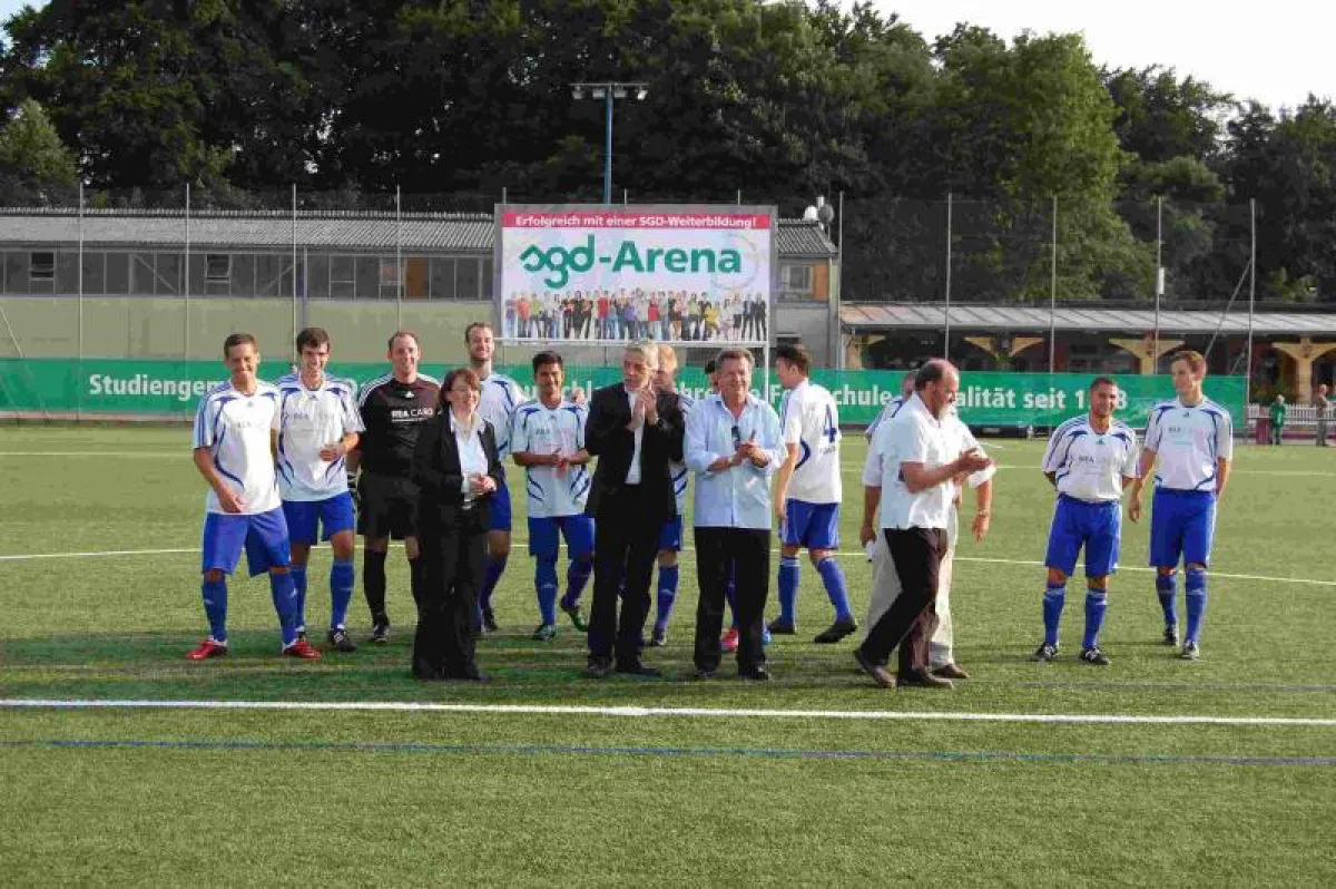 Große Freude bei den Spielern des RSV Germania 03 Pfungstadt über die Kooperation.