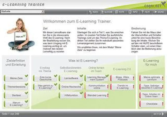 Bild: E-Learning Trainer:Neue Lernsoftware für effektives E-Learning