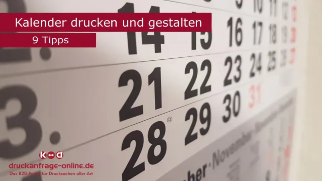 Bild: Kalendermarketing und Kalender drucken lassen