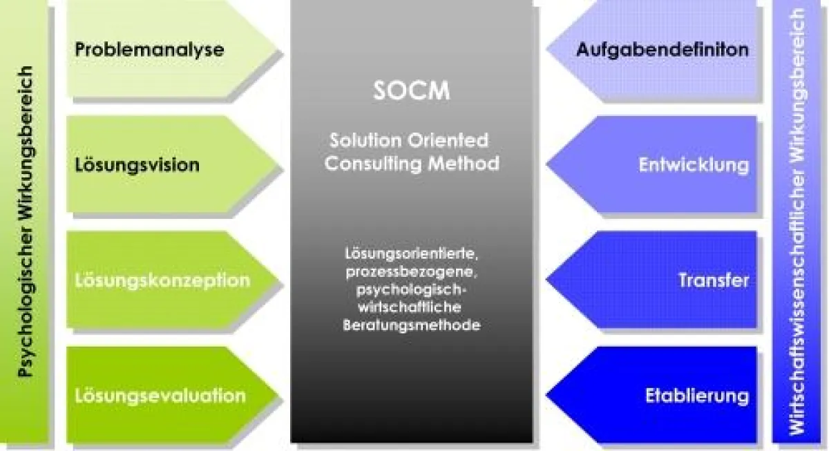 Schema der Solution Orientated Consulting Method