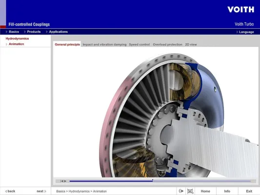 Bild: Neue CD-ROM über Voith Füllungsgesteuerte Kupplungen