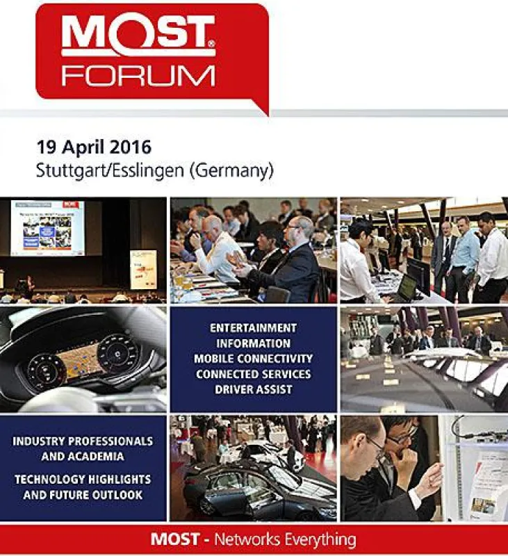 Das MOST Forum 2016 stellt die nahtlose Vernetzung weltweit in den Fokus