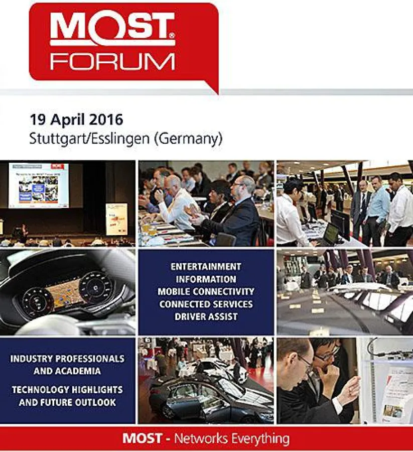 Das MOST Forum 2016 stellt die nahtlose Vernetzung weltweit in den Fokus
