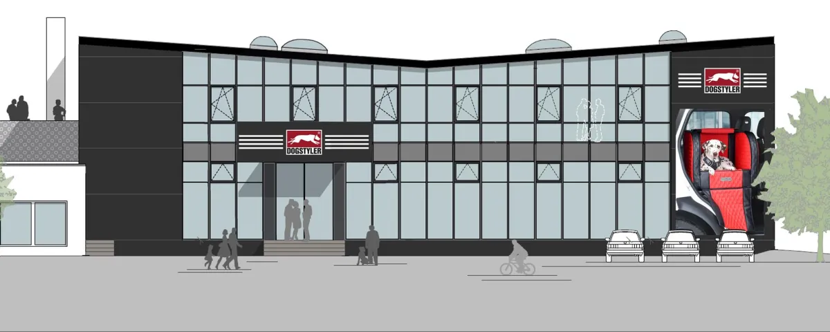 So siehts aus! Das neue Gewand des Autohauses und zukünftige DOGSTYLER(R) - Zentrale plus Store