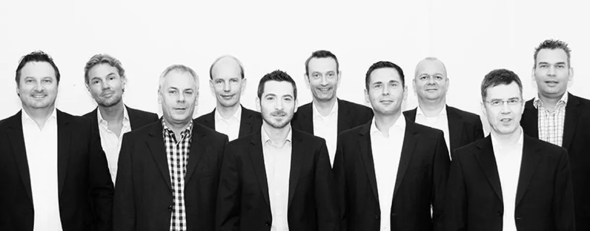 Das Team von HonorarKonzept (v.l.n.r.): Heiko Reddmann, Michael Ryl, Gert Burgdorf, Joachim Saerbeck