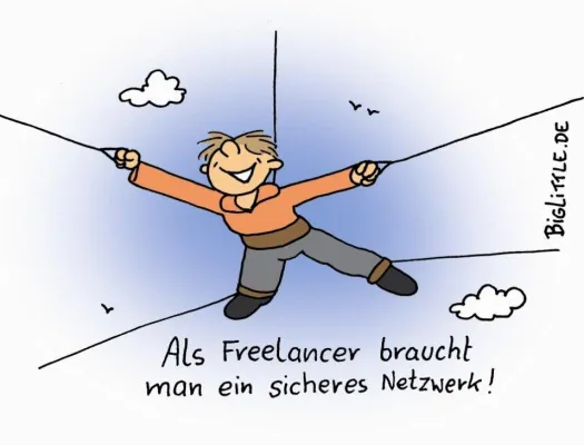 Bild: Ohne Kontakte kommt man nicht ins Geschäft