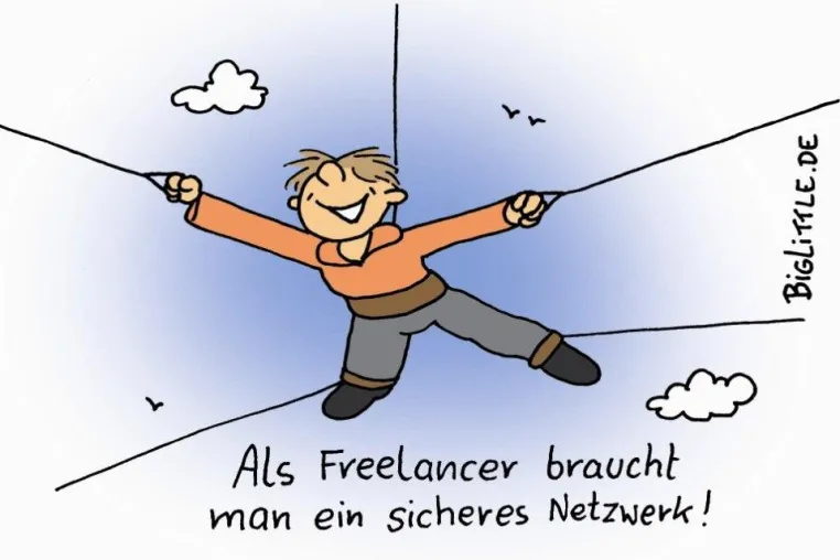 Bild: Ohne Kontakte kommt man nicht ins Geschäft