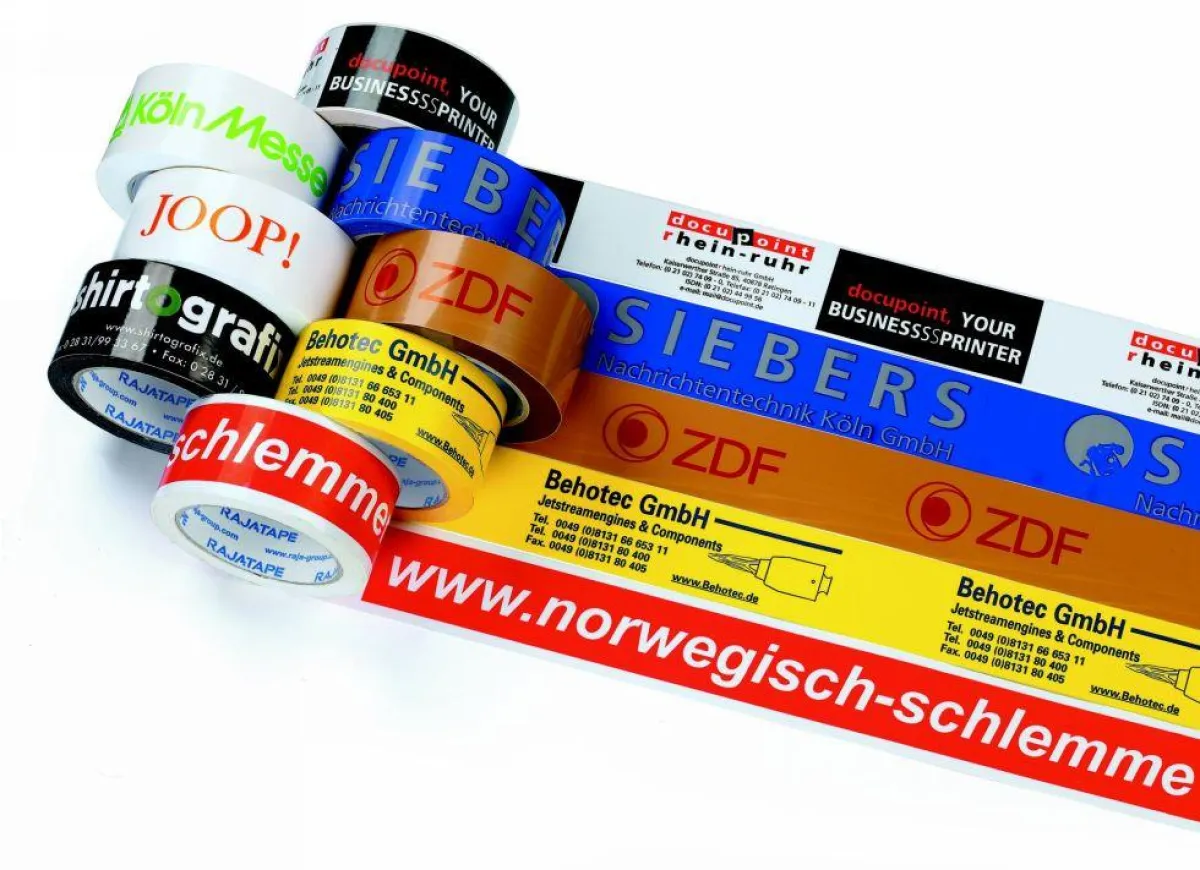 Ihr Firmendruck auf Ihrem Klebeband!