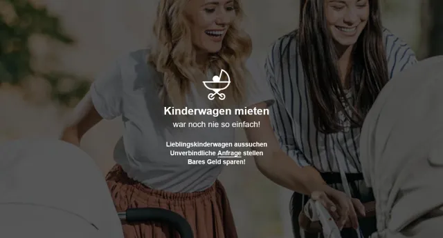 Bild: Kinderwagen mieten statt teuer kaufen - ein neuer Trend