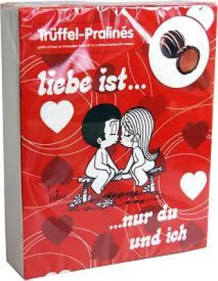 Bild: Die Lizenz, die süchtig macht: „Liebe ist...“ Schokolade neu im Handel