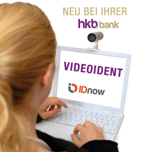 Die HKB Bank führt Online Legitimation und Unterschrift mit dem eSign-Verfahren des Partners IDnow ein Bild: Die HKB Bank führt Online Legitimation und Unterschrift mit dem eSign-Verfahren des Partners IDnow ein