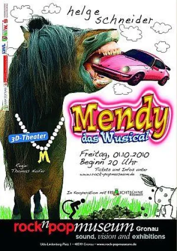Bild: Helge Schneiders "Mendy - das Wusical" im rock'n'popmuseum