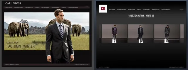 Bild: Relaunch von carlgross.de und cg-fashion.de