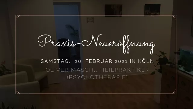 Praxis-Neueröffnung „Emotionsfokussierte Paartherapie" in Köln Bild: Praxis-Neueröffnung „Emotionsfokussierte Paartherapie" in Köln