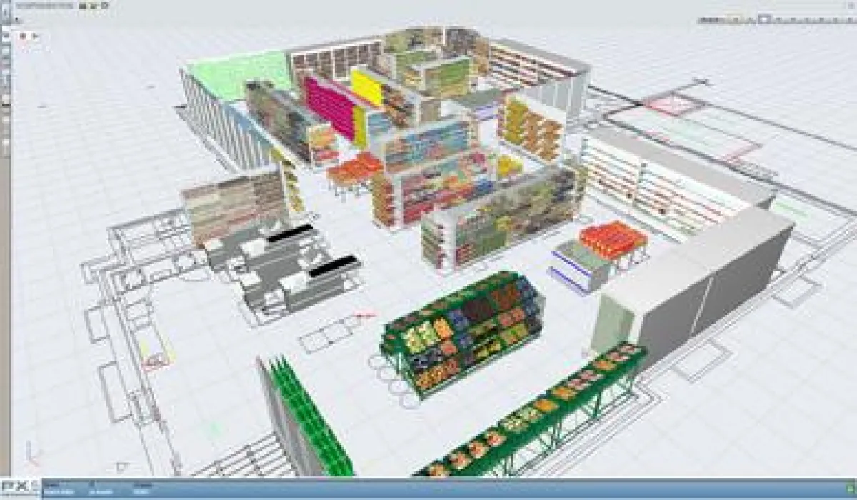 3D-Software P'X5 Store Solution ermöglicht zentrale Ladenkonzepte standortspezifisch auszulegen