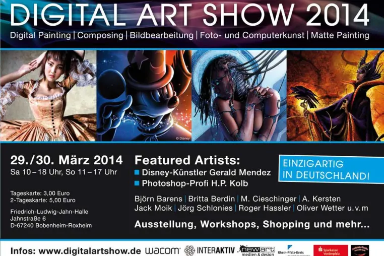 Digital Art Show 2014: Fantastische Welten und Kreationen zu Gast in der Pfalz Bild: Digital Art Show 2014: Fantastische Welten und Kreationen zu Gast in der Pfalz