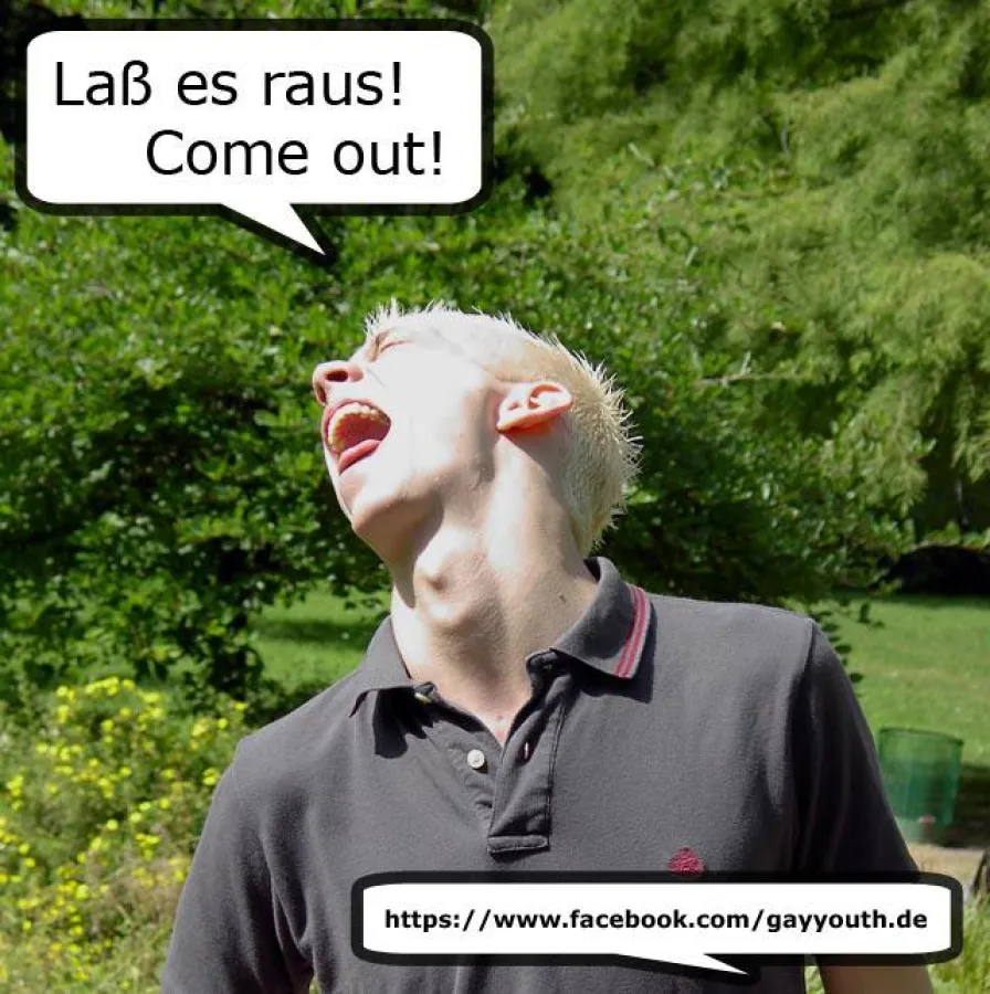 Laß es raus! Come out! (c) Jörn André Klatt