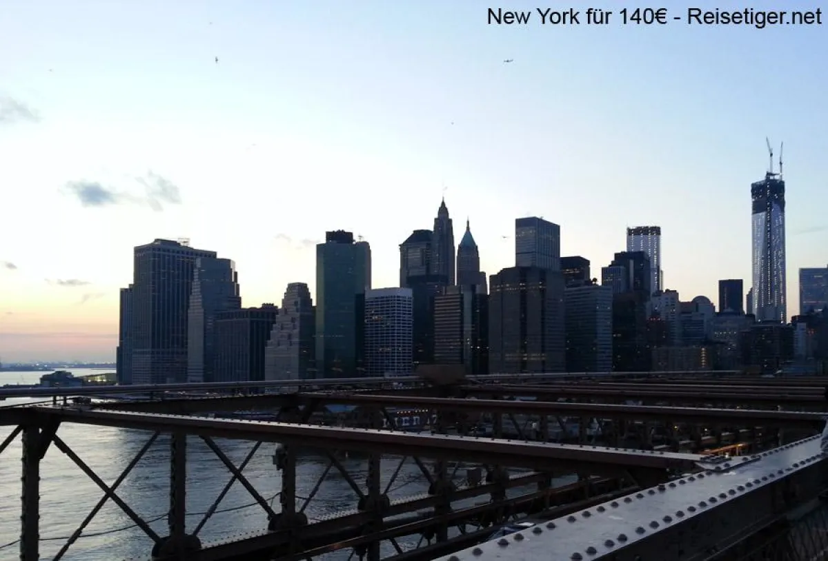 Die Skyline von New York - unschlagbar günstig