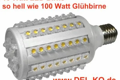 100 Watt Glühbirne geht - sparsame und langlebige 13 Watt LED Birne kommt Bild: 100 Watt Glühbirne geht - sparsame und langlebige 13 Watt LED Birne kommt