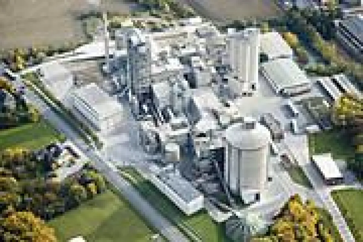 Das Phoenix Zementwerk in Beckum