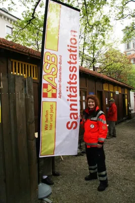 Bild: ASB München sorgt erneut für Sicherheit bei der Münchner Auer Dult