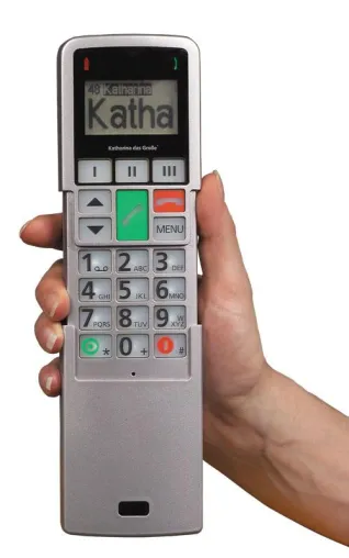 Katharina das das Große ®: Das erste als aussergewöhnlich bedienungsfreundlich prämierte Handy - nicht nur ein Seniorenhandy Bild: Katharina das das Große ®: Das erste als aussergewöhnlich bedienungsfreundlich prämierte Handy - nicht nur ein Seniorenhandy