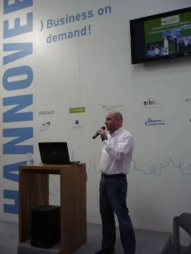Bild: Globalisierung der Medizin auf der CeBIT 2010