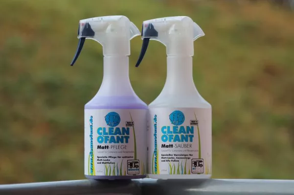 Bild: CLEANOFANT Neuheiten Januar 2013: CLEANOFANT Matt-SAUBER und CLEANOFANT Matt-PFLEGE