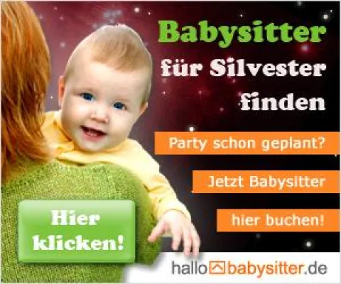 Bild: Online-Dienst HalloBabysitter.de vermittelt Kinderbetreuung zu Silvester